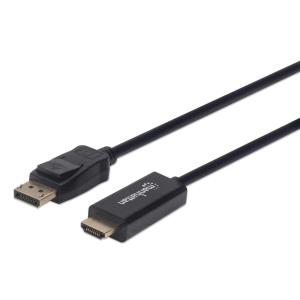 DisplayPort Male To Hdmi Male Cable 3m Black (153188)