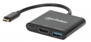USB-C Dock/HUB 3-port- HDMI/USB-A/USB-C
