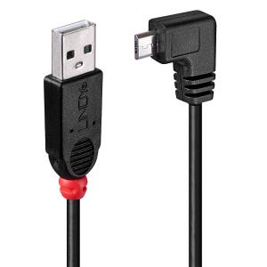USB Micro-b Cable, 90 Degree Right Angle 50cm