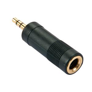 3.5mm Stereo Jack Male To 6.3mm Stereo Jack Female Adapter
