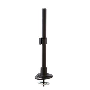 400mm Pole With Desk Clamp And Cable Grommet Black