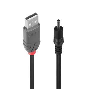 Outer Dc Cable - USB To 1.35mm Inner / 3.5mm - Black - 1.5m