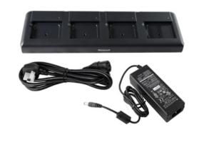 Scanpal Eda50k 4slot Battery Charging Station Eu Kit - Includes Eu Power Cord And Power Supply