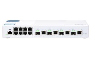 Switch QSW-M408-4C 8port 1gbps 4x 10g Sfp+/ Nbase-t Combo Wmsw