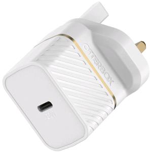 UK Wall Charger 20W - 1X USB-C 20W USB-PD White