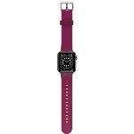 Watch Band for Apple Watch Series 7/6/SE/5/4 Small Pulse Check - dark pink