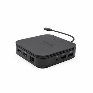 Travel Dock Thunderbolt 3 - Double 4k Display + LCD Charger 77w Uk