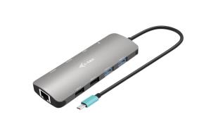 USB-c Metal Nano 2x Display Docking Station - USB-c -  Power Delivery 100w
