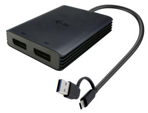 USB-a / USB-c Dual 4k/60 Hz DisplayPort Video Adapter