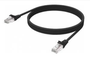 Patch cable - CAT6 - Utp - 1m - Black