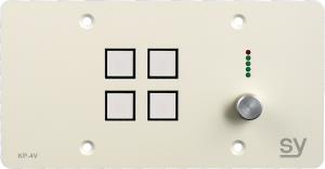 Euro 4 Button Keypad Controller Rs232/ir Port 3c LEDs