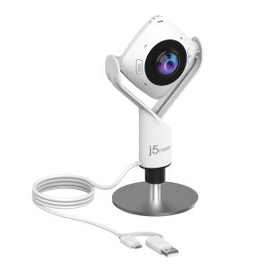 Jvcu360 - Webcam - 360 All Around - USB-c / USB 2.0 Type-a