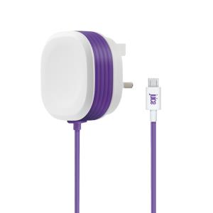 2.4 Amp Micro USB Charger With Integrated Cable